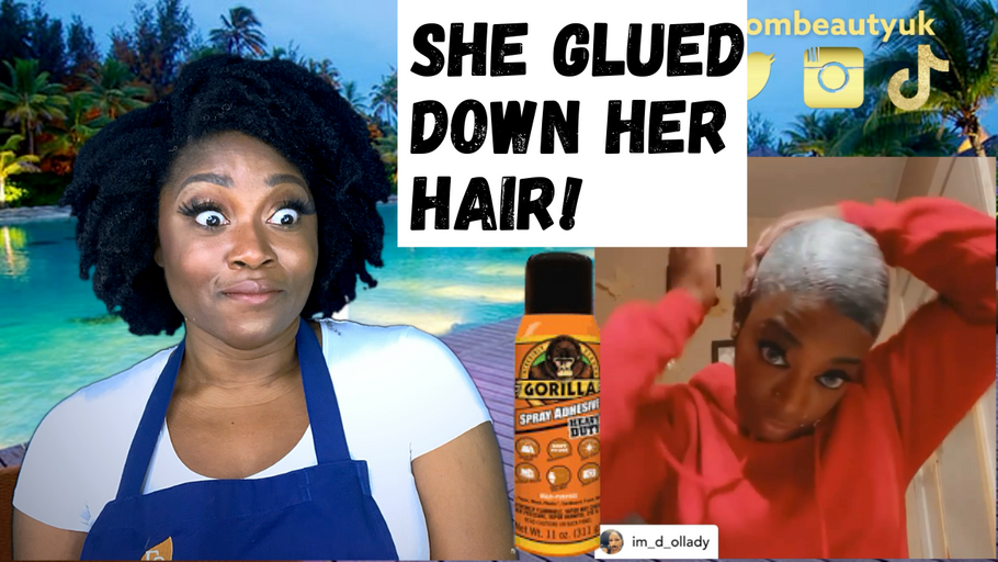 Woman Puts Gorilla Glue in her hair
