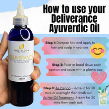 Load image into Gallery viewer, Deliverance - Ayuverdic Pre-Poo Oil for Hair and Scalp promotes Thicker Hair
