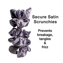 Load image into Gallery viewer, Secure Scrunchies - Luxury Satin Hair Ties, Prevents Frizz & Breakage
