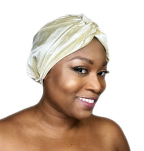 Load image into Gallery viewer, Secure - Luxurious Satin Sleep Turban Bonnet